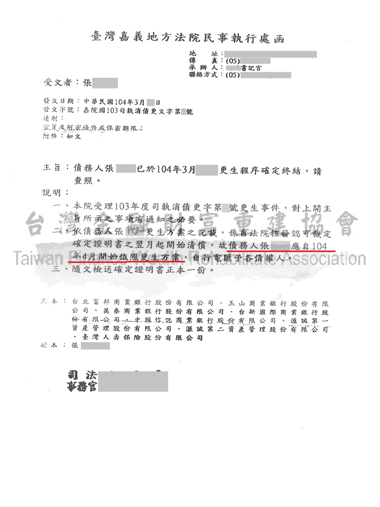 嘉義,債務更生,百萬債務,卡債,清償