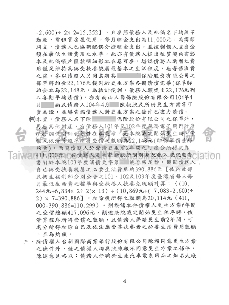 台南,債務更生,百萬債務,減免,卡債