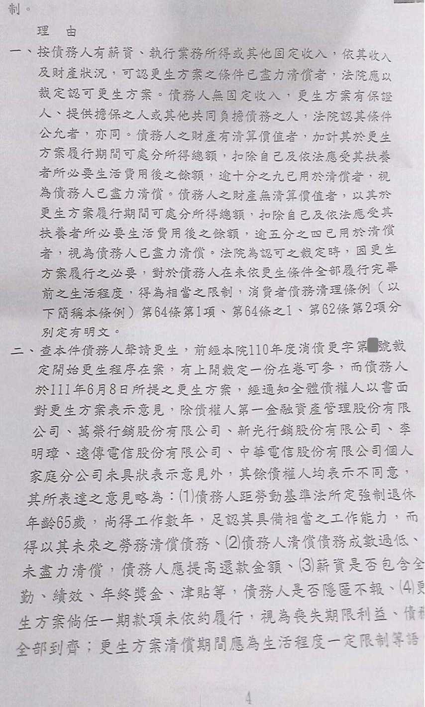 債務更生